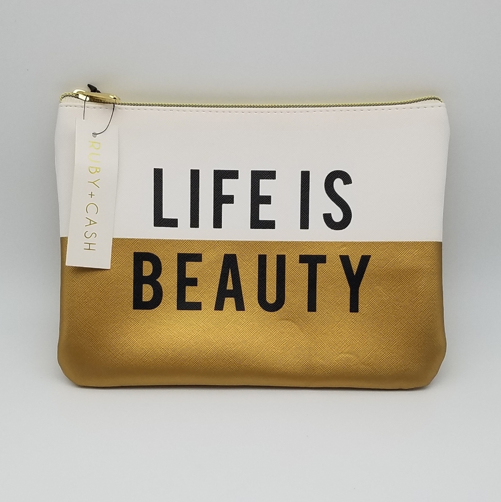 Ruby + Cash| Makeup Pouch/Bag (NWT)